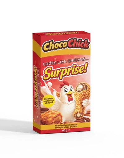 Choco Chick Tabby Chocolate Chicken Drumstick (Viral Trend) 60g x 12 (TURKEY)