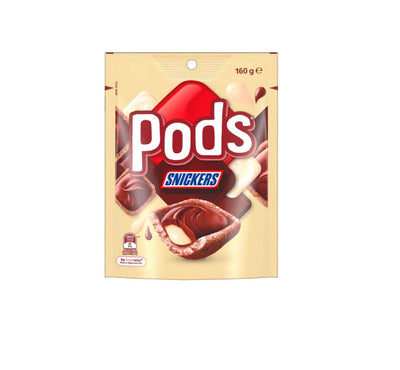 Pods Snickers Chocolate Snack & Share Party Bag 160g x 15 (AUSTRALIA)
