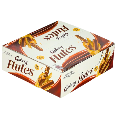 Galaxy Flutes Chocolate Bars x 12 (UK)