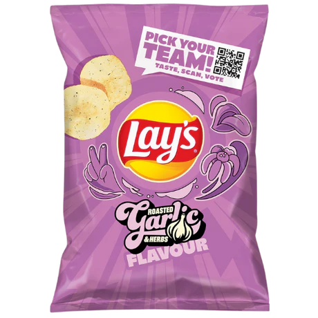 Lays Roasted Garlic & Herbs 130g x 21 (EU)