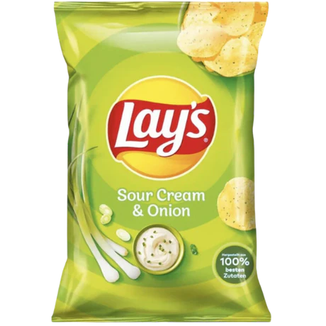 Lays Sour Cream & Onion 150g x  9 (EU)