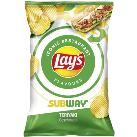 Lays Subway Teriyaki 150g x 9 (EU)