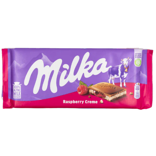 Milka Raspberry 100g x 22 (GERMANY)