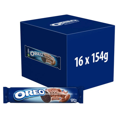 OREO Choco Brownie Sandwich Biscuits 154g x 16 (UK)