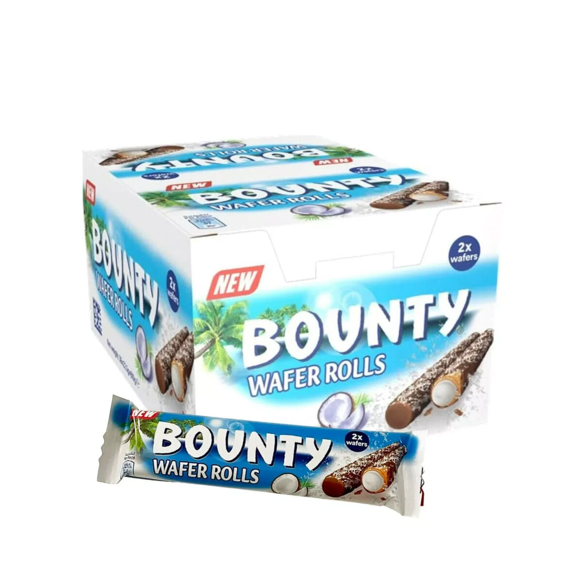 Bounty Wafer Rolls 11.25g x 12 (Dubai)