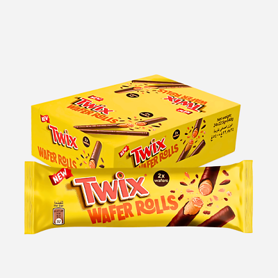 Twix Crispy Wafer Rolls 22.5g x 12 (Dubai)